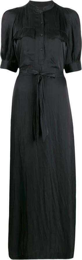 Zadig&Voltaire Satijnen jurk Zwart