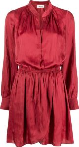 Zadig&Voltaire Satijnen mini-jurk Rood