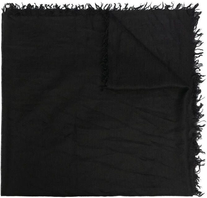 Zadig&Voltaire Sjaal met franje Zwart