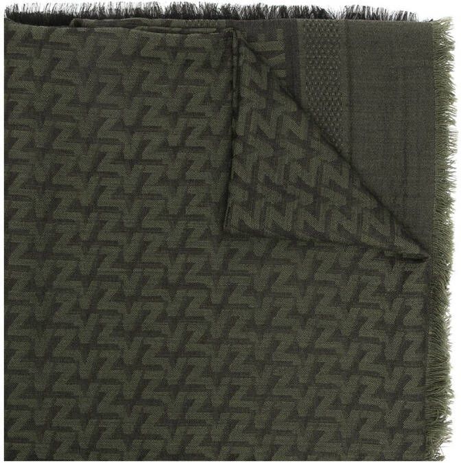 Zadig&Voltaire Sjaal met logo Groen