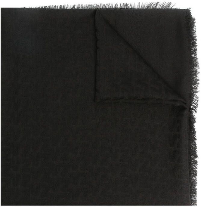 Zadig&Voltaire Sjaal met logo Zwart