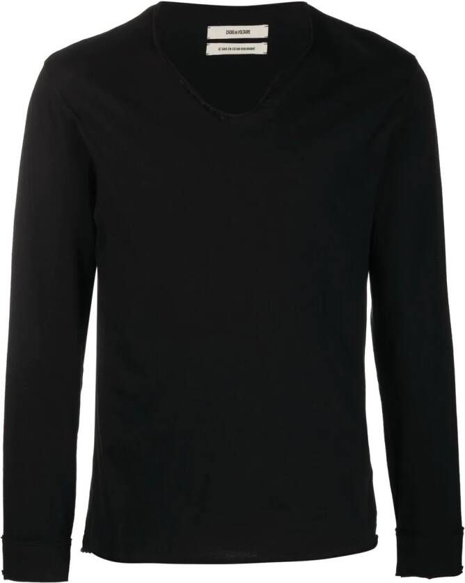 Zadig&Voltaire T-shirt met lange mouwen Zwart