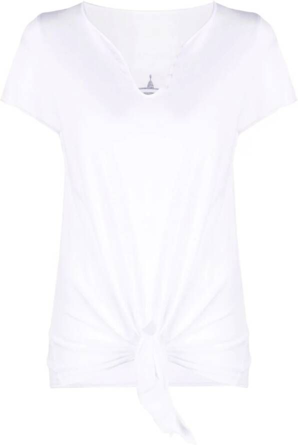 Zadig&Voltaire T-shirt met logoprint Wit