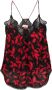 Zadig&Voltaire Tanktop met bladerprint Zwart - Thumbnail 1
