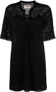 Zadig&Voltaire Mini-jurk met V-hals Zwart