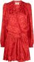 Zadig&Voltaire Mini-jurk met V-hals Rood - Thumbnail 1
