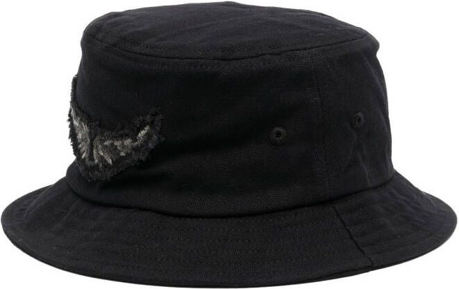 Zadig&Voltaire Vissershoed met vleugelpatch Zwart