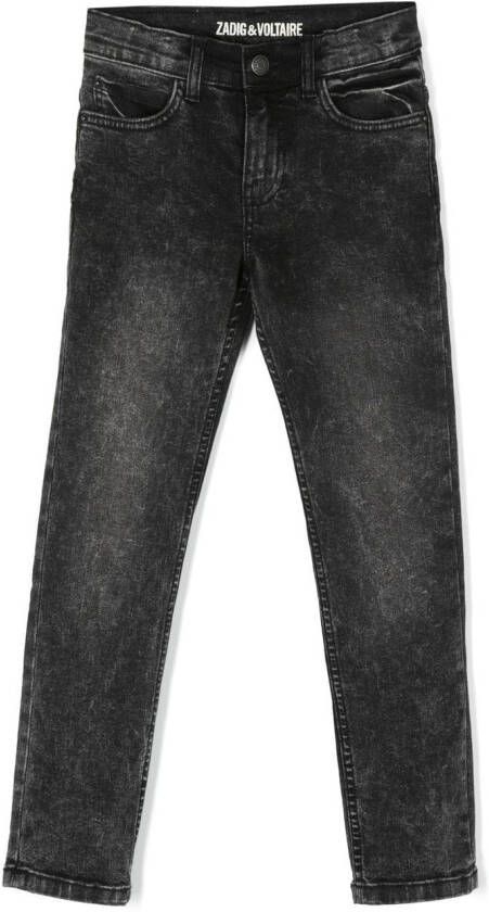 Zadig & Voltaire Kids Skinny jeans Zwart