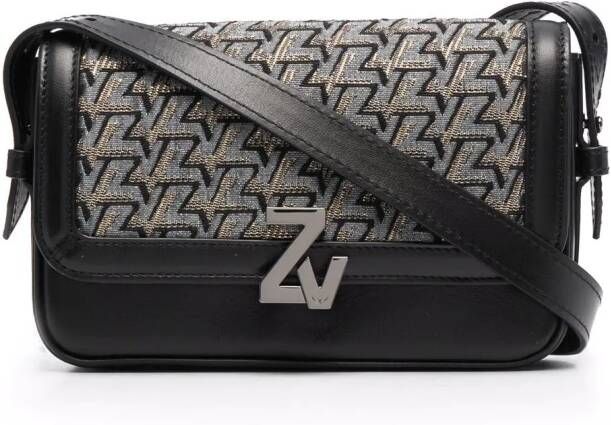 Zadig & Voltaire Satchels Zv Initiale Le Mini Metal Mono in gray