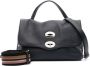 Zanellato Positano leren shopper Blauw - Thumbnail 1