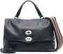 Zanellato Postina leren shopper Blauw - Thumbnail 1