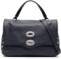 Zanellato Postina leren shopper Blauw - Thumbnail 1