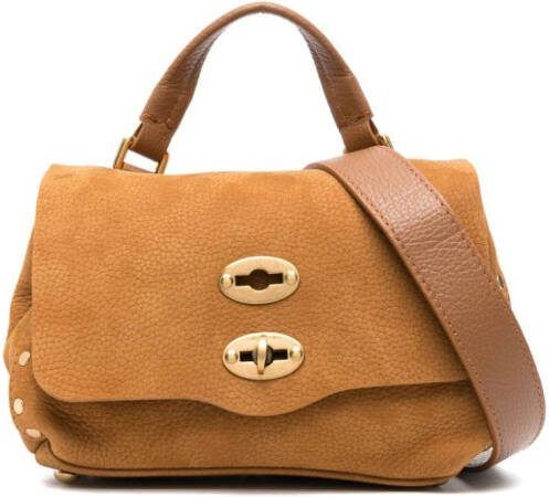 Zanellato Kleine Postina leren shopper Bruin