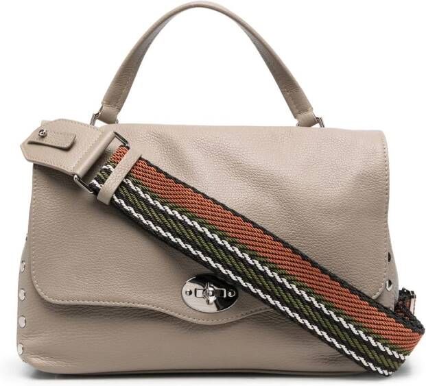 Zanellato Leren shopper Beige