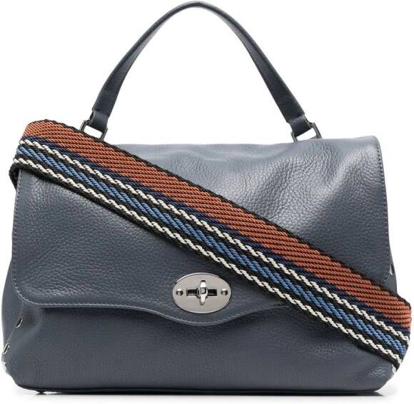 Zanellato Shopper met studs Blauw