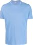 Zanone Fijngebreid T-shirt Blauw - Thumbnail 1