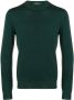 Zanone fine knit sweater Groen - Thumbnail 1