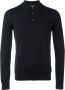 Zanone geruit poloshirt Blauw - Thumbnail 1