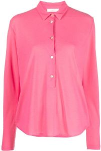 Zanone Katoenen blouse Roze