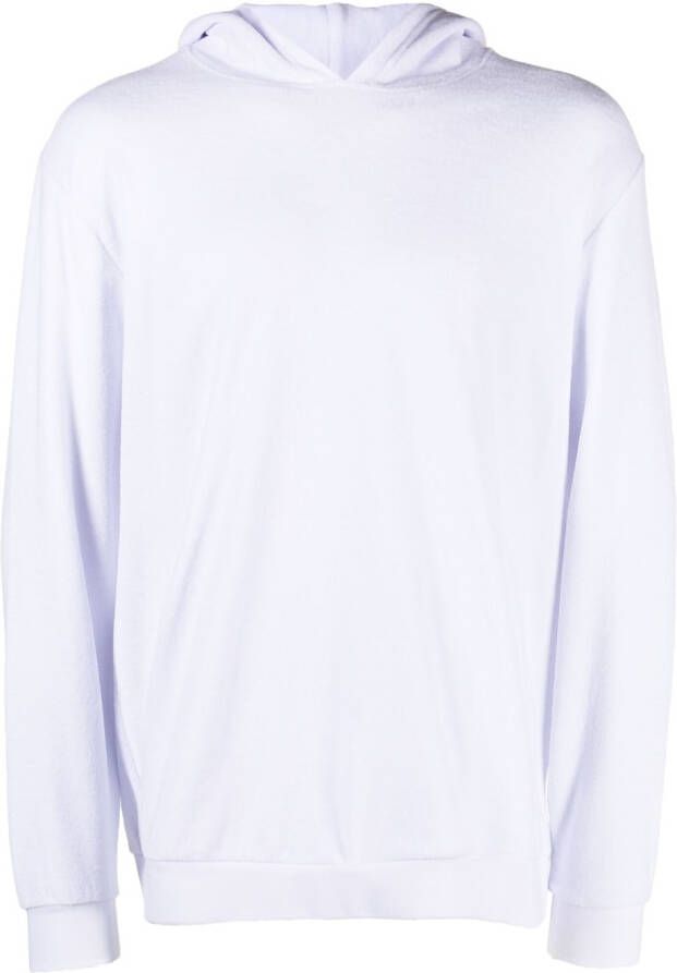 Zanone Katoenen hoodie Wit