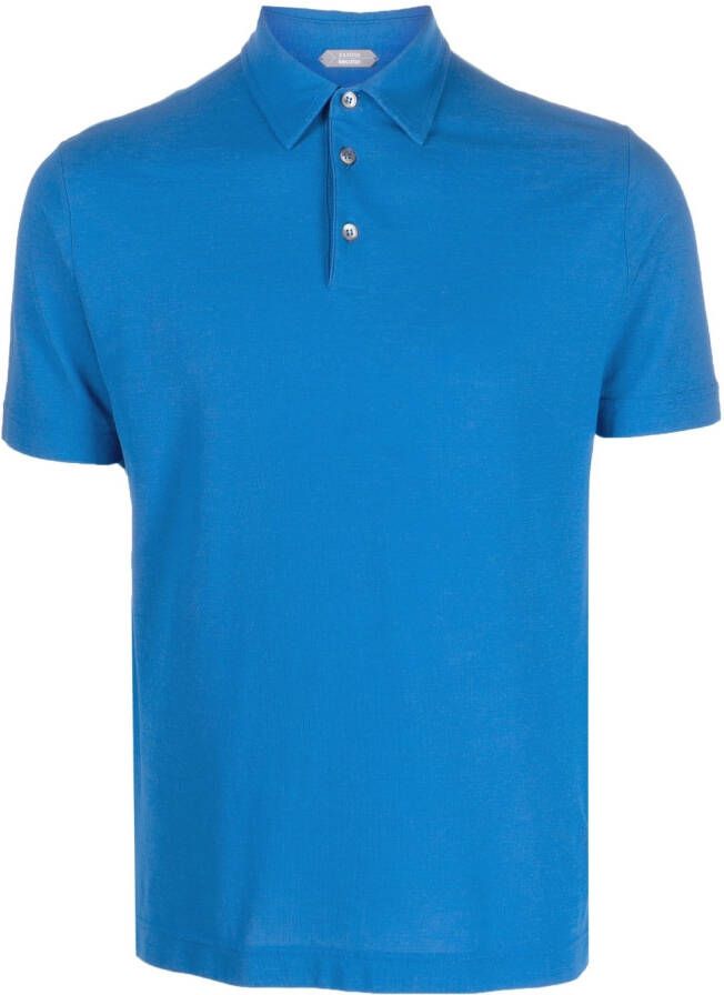 Zanone Poloshirt Blauw