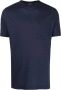 Zanone T-shirt met borstzak Blauw - Thumbnail 1