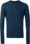 Zanone T-shirt met lange mouwen Blauw - Thumbnail 1