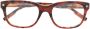 Zegna Bril met vierkant montuur Bruin - Thumbnail 1