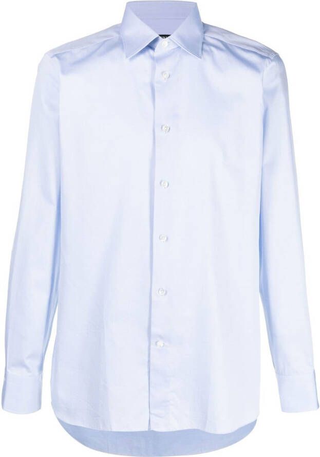 Zegna Button-up overhemd Blauw
