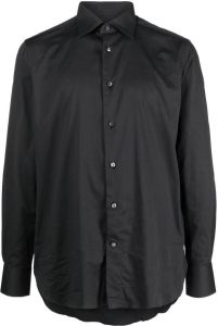 Zegna Button-up overhemd Zwart