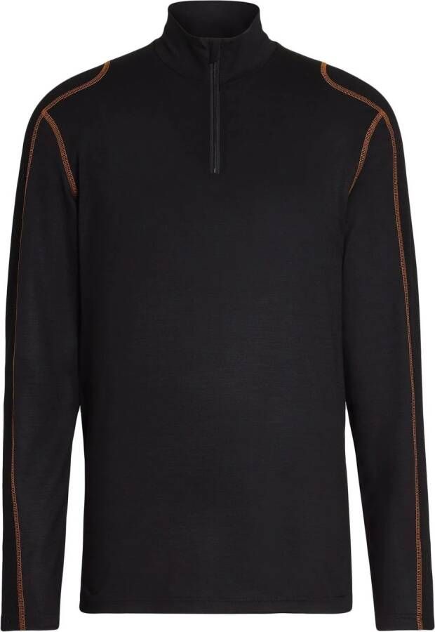 Zegna Top met contrasterend stiksel Zwart