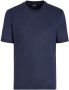 Zegna T-shirt met ronde hals Blauw - Thumbnail 1