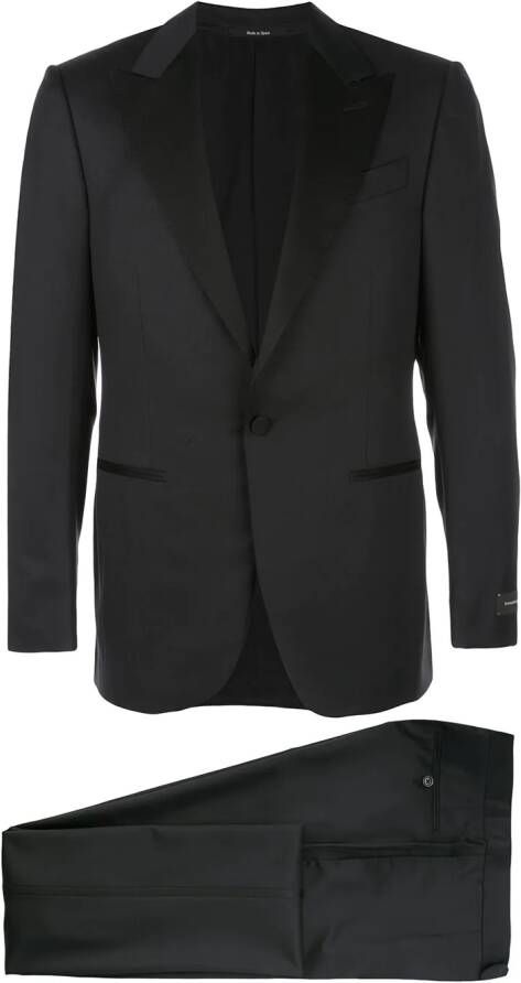 Zegna Getailleerd maatpak Zwart