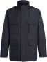 Zegna Jack met hoge hals Blauw - Thumbnail 1