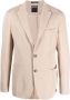 Zegna Jack met enkele rij knopen Beige - Thumbnail 1