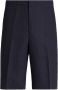 Zegna Pure Linen shorts Blauw - Thumbnail 1