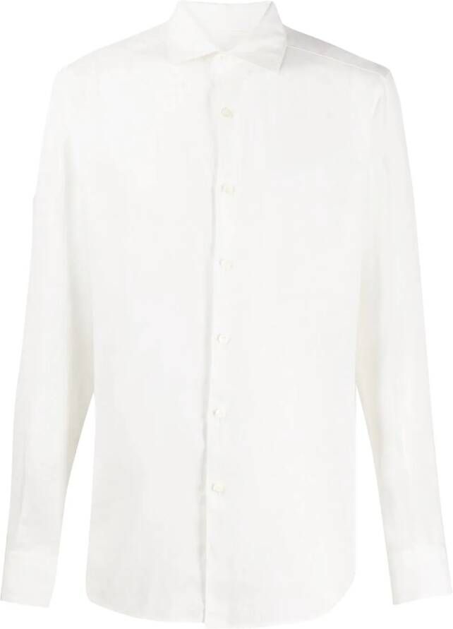 Zegna Linnen overhemd Wit