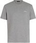 Zegna logo-embroidered cotton T-shirt Grijs - Thumbnail 1