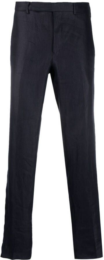 Zegna Straight broek Blauw