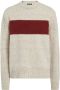 Zegna Oasi crew-neck cashmere jumper Wit - Thumbnail 1