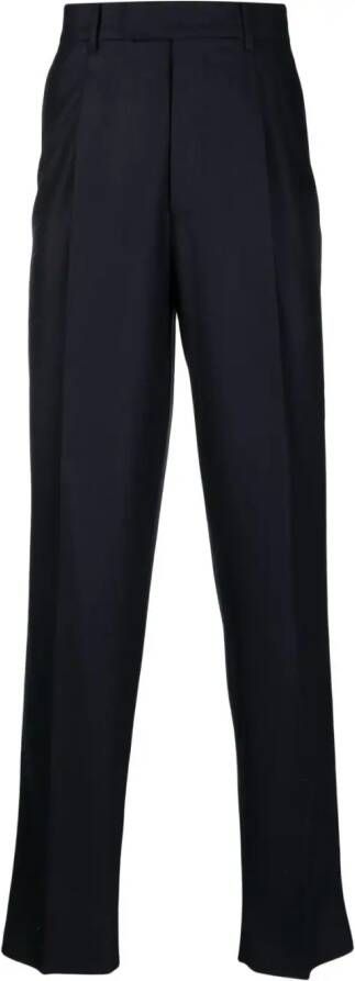 Zegna Pantalon met geplooid detail Blauw