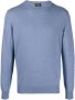 Zegna Ribgebreide trui Blauw - Thumbnail 1