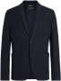 Zegna Colbert met enkele rij knopen Blauw - Thumbnail 1