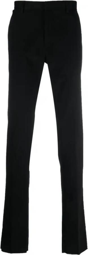 Zegna Winter mid-waist chino Zwart