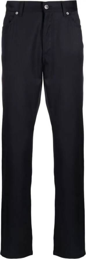 Zegna Slim-fit broek Blauw