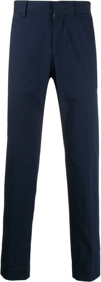 Zegna Slim-fit pantalon Blauw