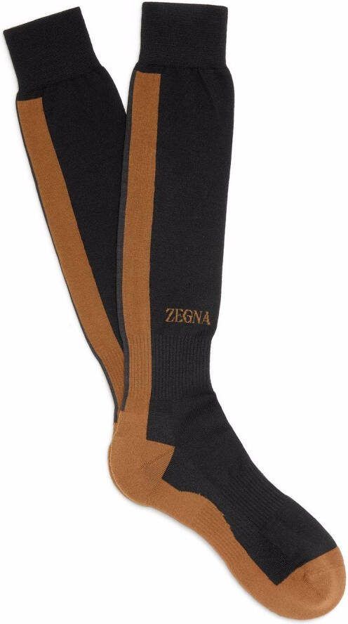 Zegna Sokken met logo Zwart