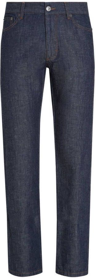 Zegna Roccia slim-fit jeans Blauw