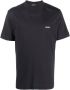 Zegna T-shirt met geborduurd logo Zwart - Thumbnail 1