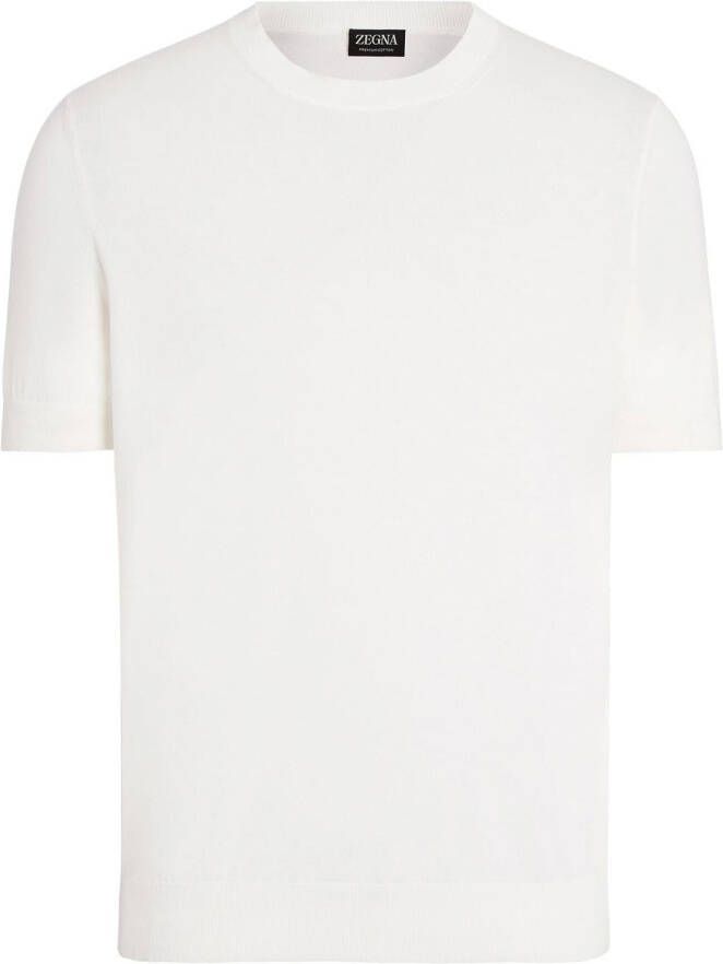 Zegna T-shirt met korte mouwen Wit